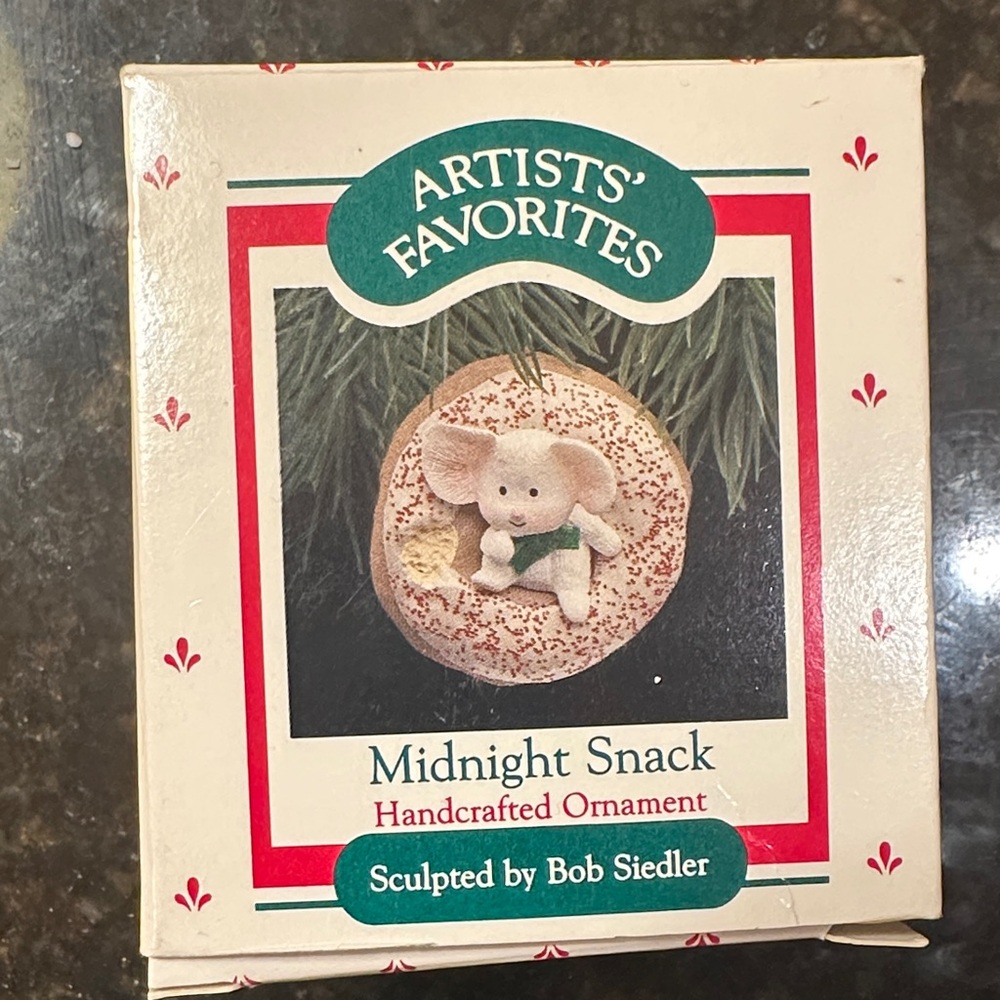 'Midnight Snack' Ornament Hallmark 1988 vintage